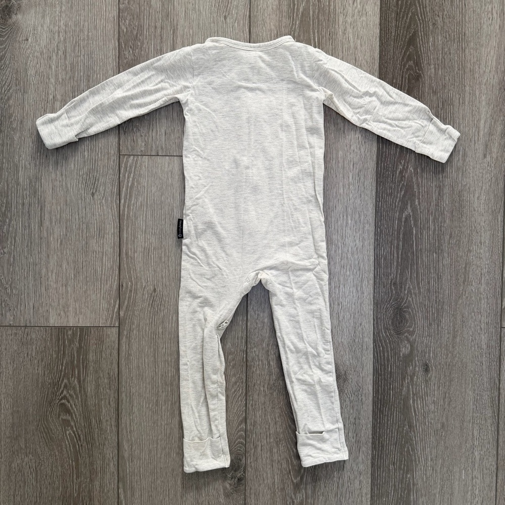 LITTLE BIPSY X BABYBREEZ VALENTINES DAY BAMBOO 2 WAY ZIP ONE PIECE PJS 18-24MO - Picture 6 of 6